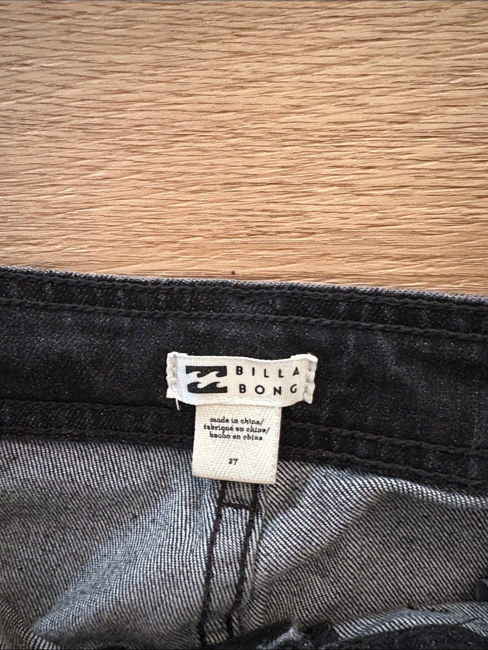 Billabong Black Wide-Leg High-Rise Jeans - Picture 2 of 4